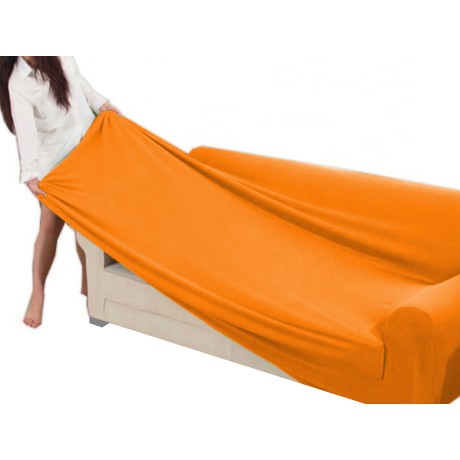 Couverture de canapé elasticizzato arancio