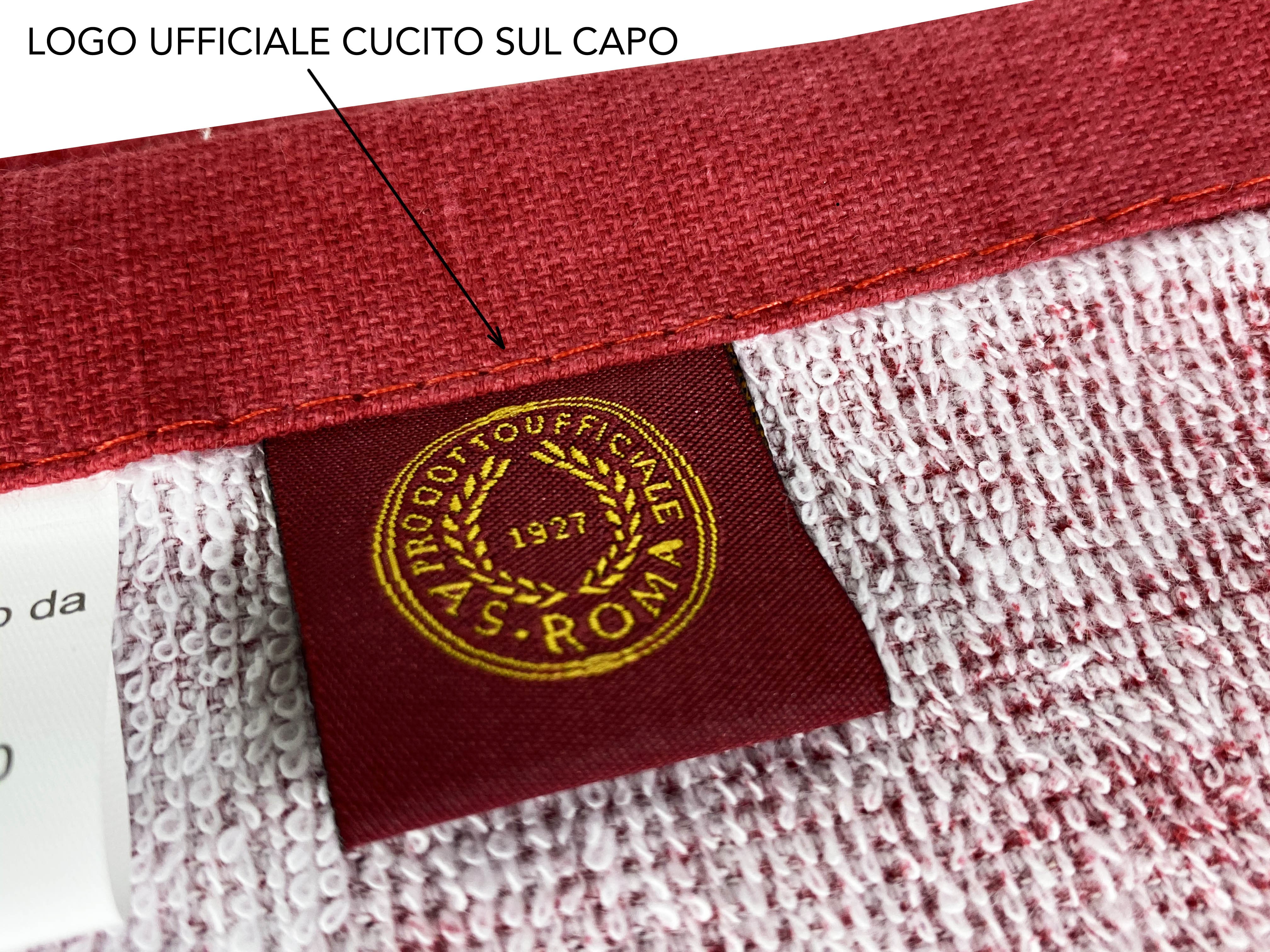 PLAID PILE ROMA CALCIO UFFICIALE ORIGINALE AS ROMA e cartolina ROMA È SOLO