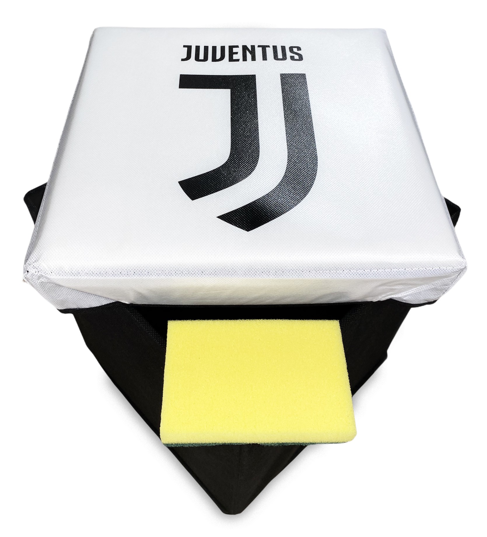 Pouf Contenitore poggiapiedi Juve Ufficiale F.C. Juventus