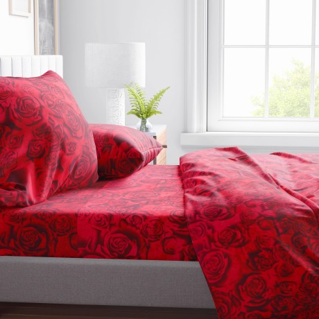 Rotes Rosenblatt
