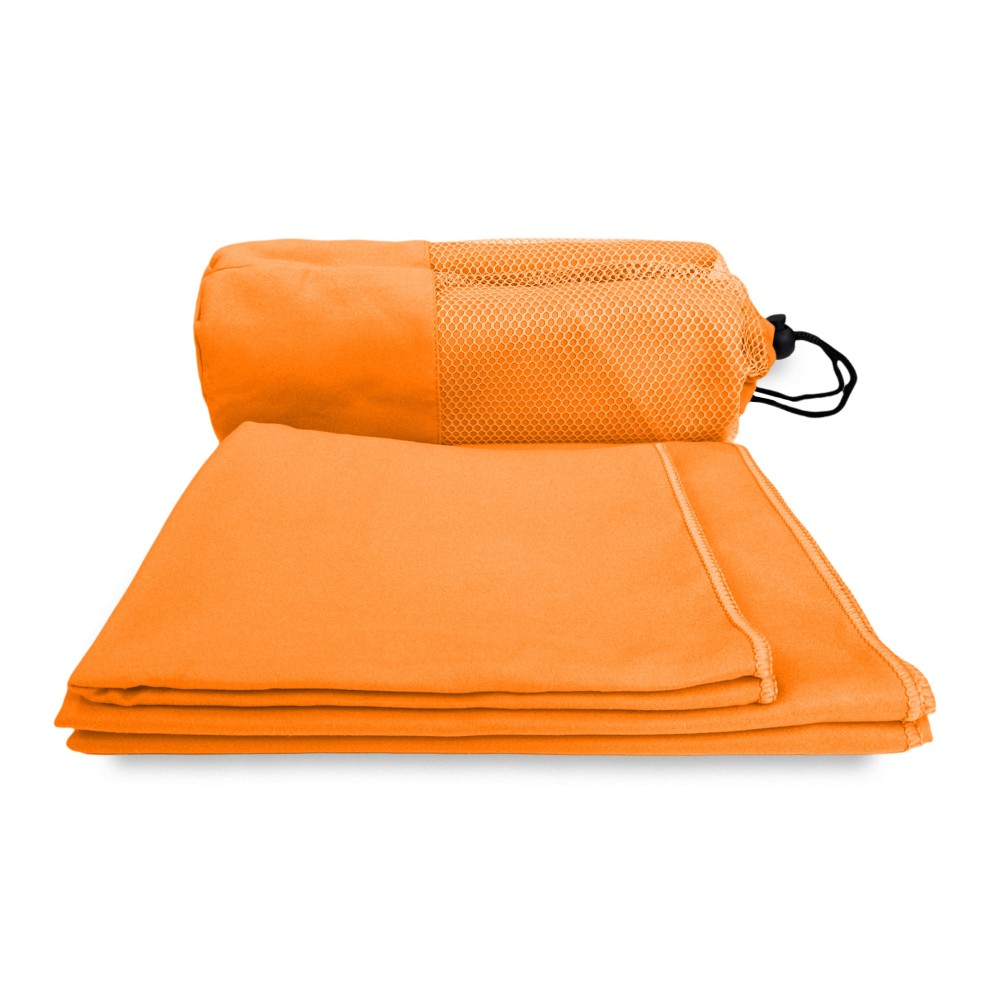 Serviette Mains/visage microfibre Vaianu - orange Volcan - Bodynamic