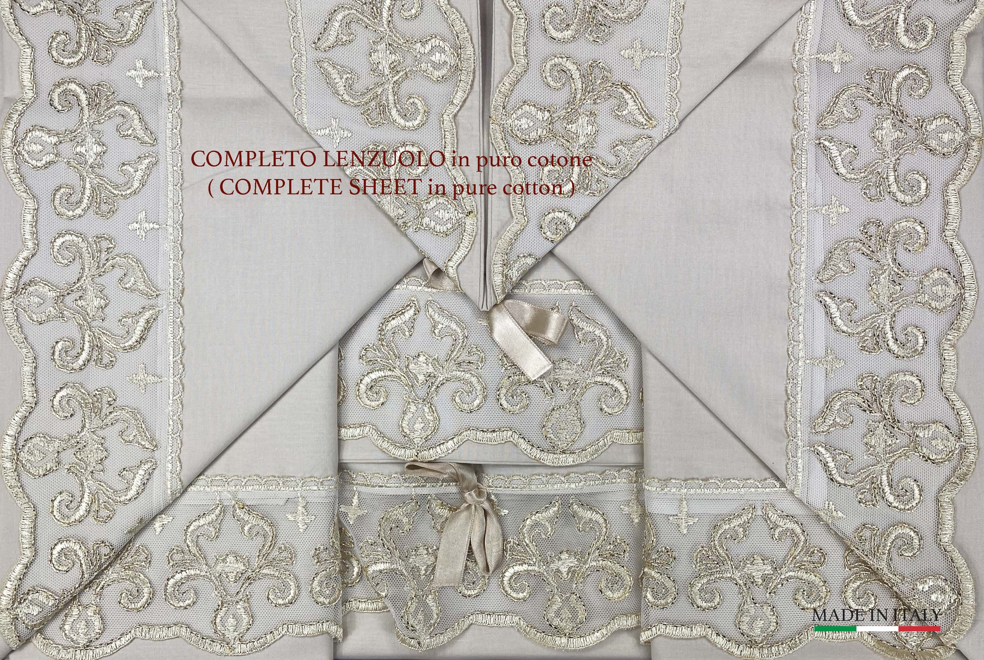 Runner 45x150 Magia Smerlato Lurex Oro - Biancheria per la Casa