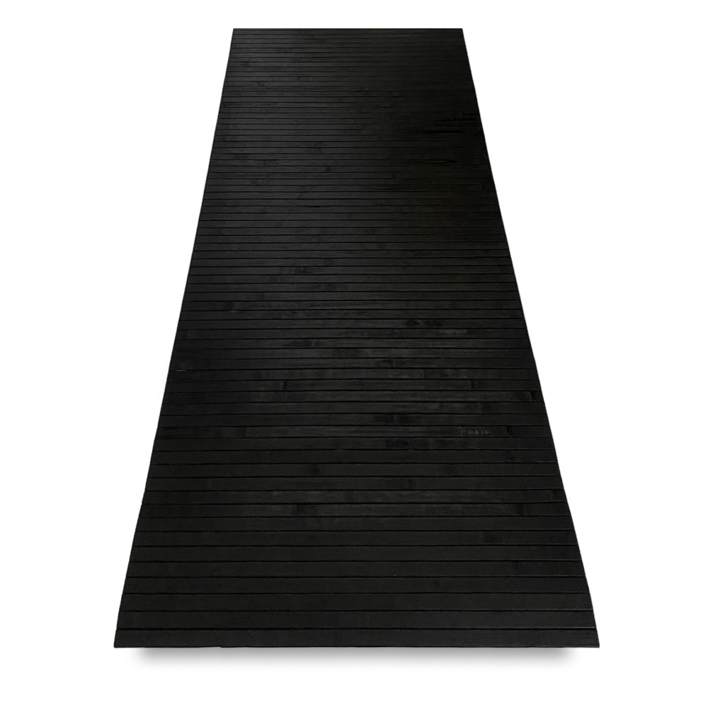 TUAN01 tappeto nero rettangolare antiscivolo salotto camera cucina