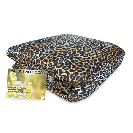 copriletto maculato leopardato