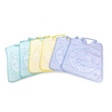 SET 6 BIBS BIBS BABY JACK...
