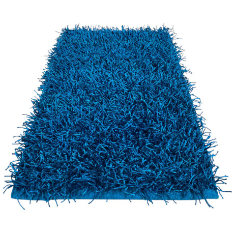 Tappeto Shaggy Blu Moderno...