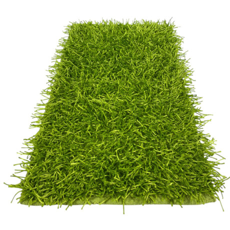 TAPIS SHAGGY VERT MODERNE...