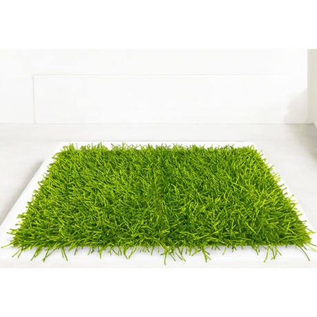TAPIS SHAGGY VERT MODERNE...