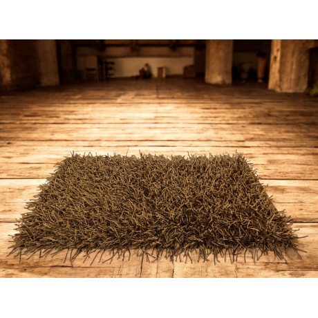 Tapis Shaggy Noisette...
