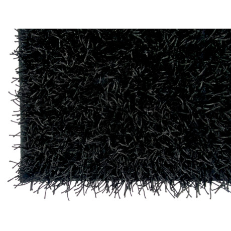 Alfombra Negra Moderna -...