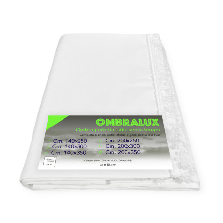Extra quality solid white awning