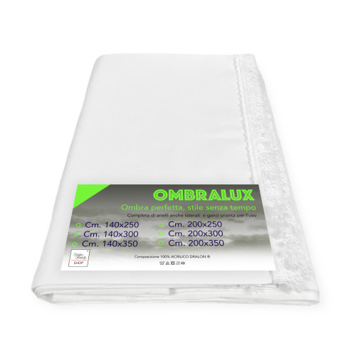 tenda sole bianco unito di qualità extra