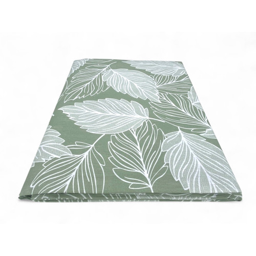 Funda multiusos de algodón verde de 2 cuadrados