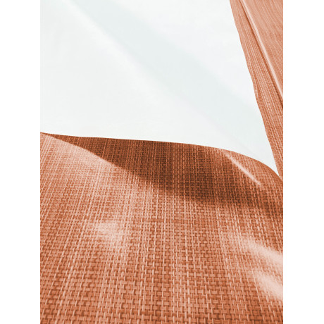 Mantel LIMA Naranja – Conjunto de vistas en la cocina – Hule efecto lino