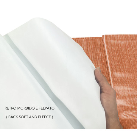LIMA Orange Tischdeckenverpackung – Made in Italy PVC- und TNT-Produkt