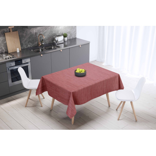 Nappe pliée LIMA Red – Surface plastifiée brillante