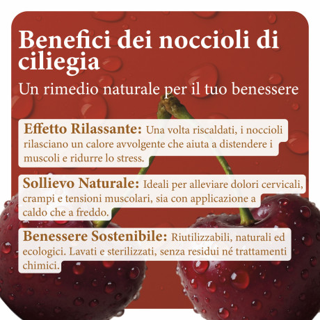 Cojín térmico de bricolaje con huesos de cereza: ideal para el dolor muscular
