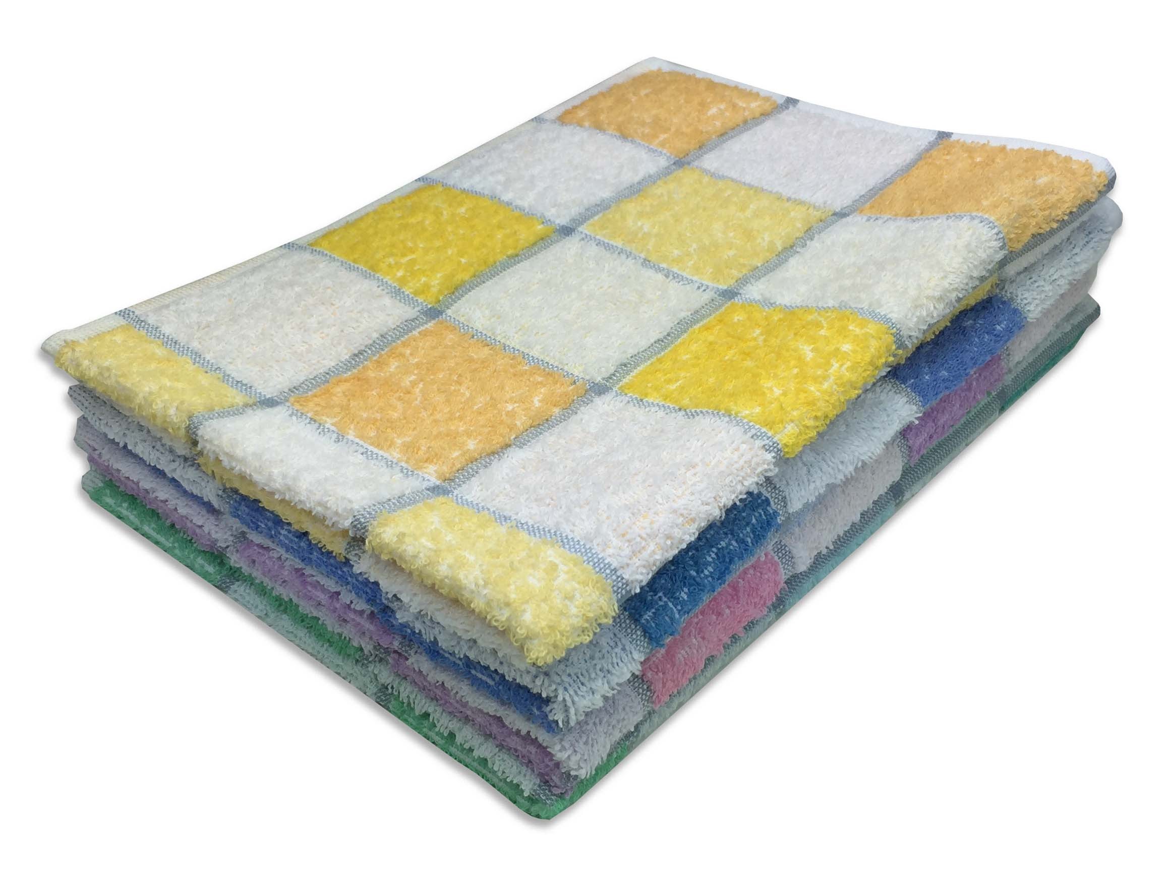 Set asciugamani ospite spugna di puro cotone