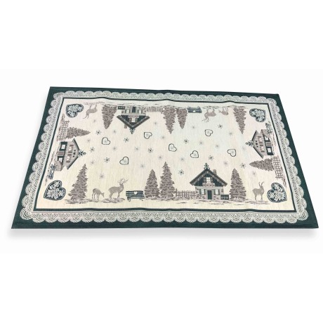 TYROLEAN MOUNTAIN CARPET VALBADIA GREEN