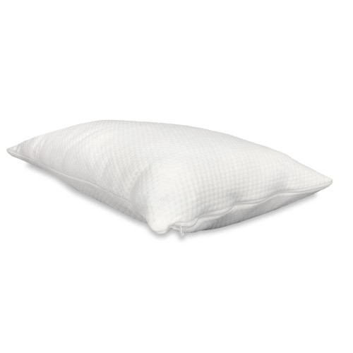 PAR DE FUNDAS DE ALMOHADA DE PUNTO ANTIÁCAROS E HIPOALERGÉNICAS CON CREMALLERA