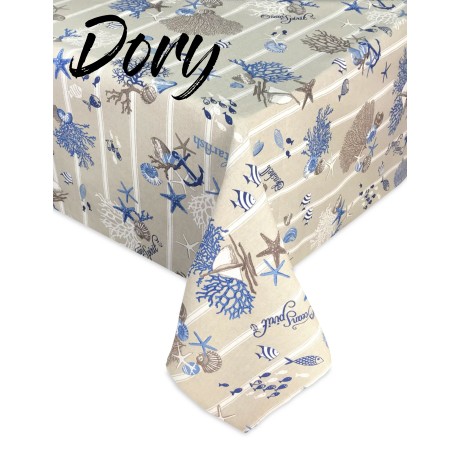 DORY SEA TISCHDECKE BLAU...