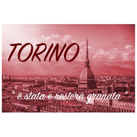 TAZA OFICIAL TORINO CALCIO ACERO CON MOSQUETÓN y postal TORINO IS
