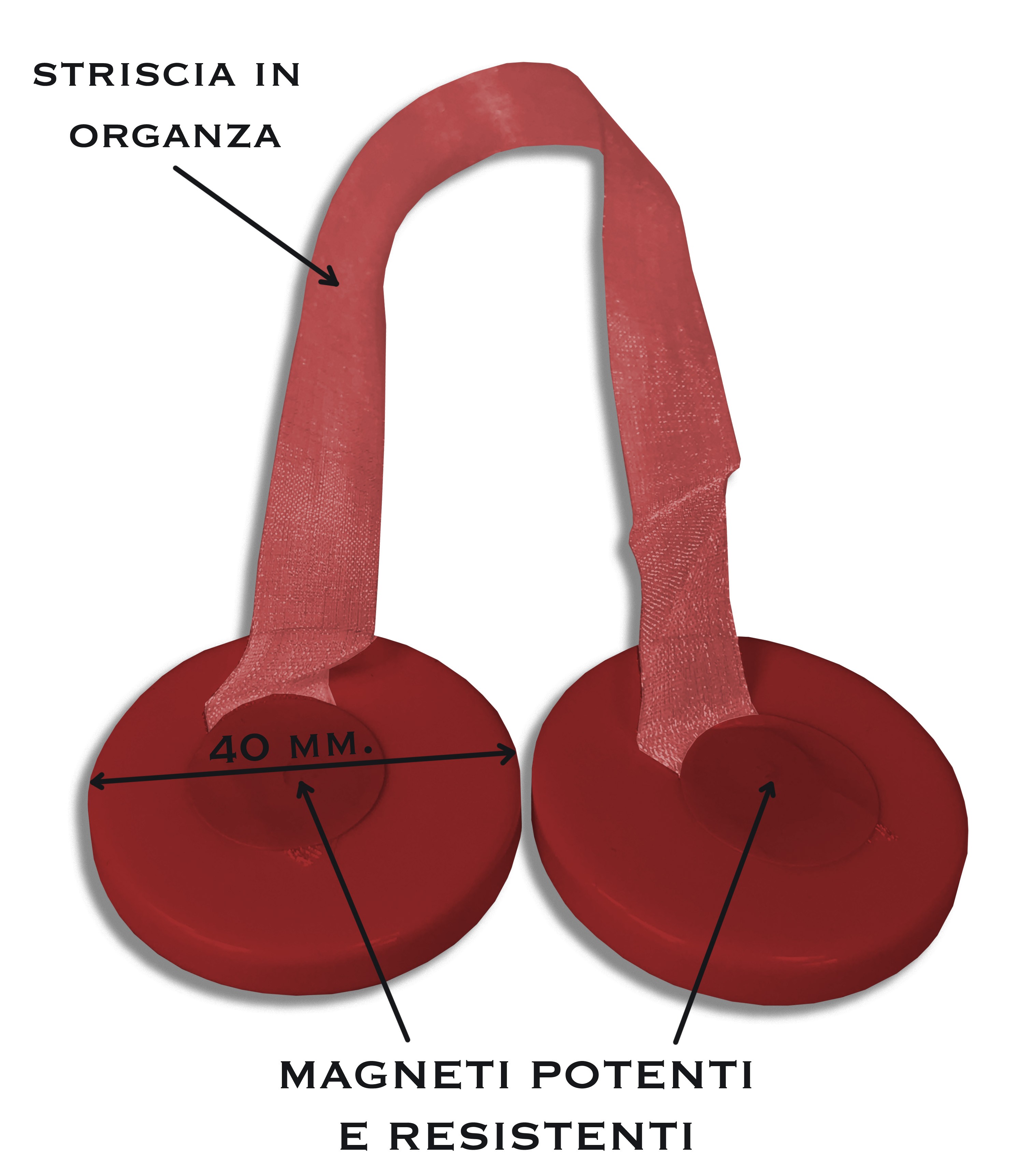 CALAMITA FERMA TENDA IN LEGNO CALAMITE PER TENDE LEGATENDE FOGLIA NOCE