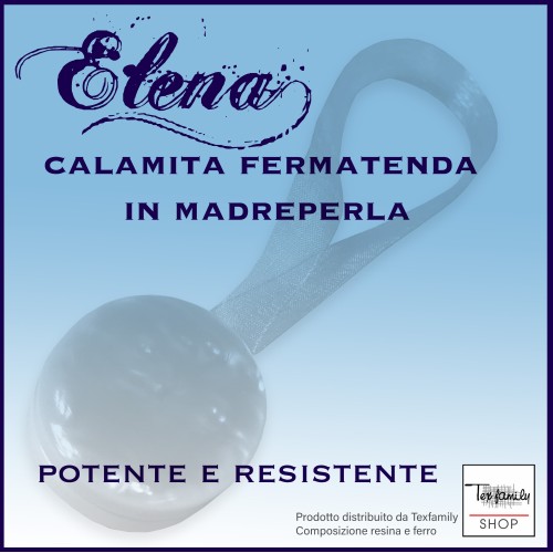 MAGNET GARDINENSTOPPER ELENA CREME MAGNETE FÜR GARDINEN GARDINENSTOPPER PERLMUTT